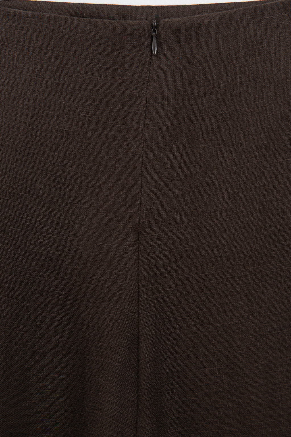 100% Linen Flounced Midi Skirt