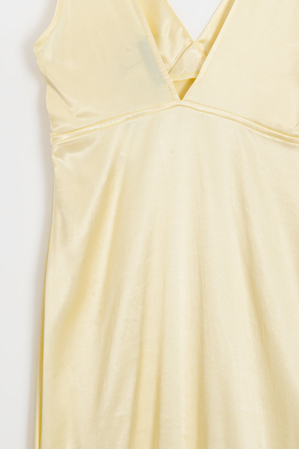 Ruffled Maxi Satin Dress