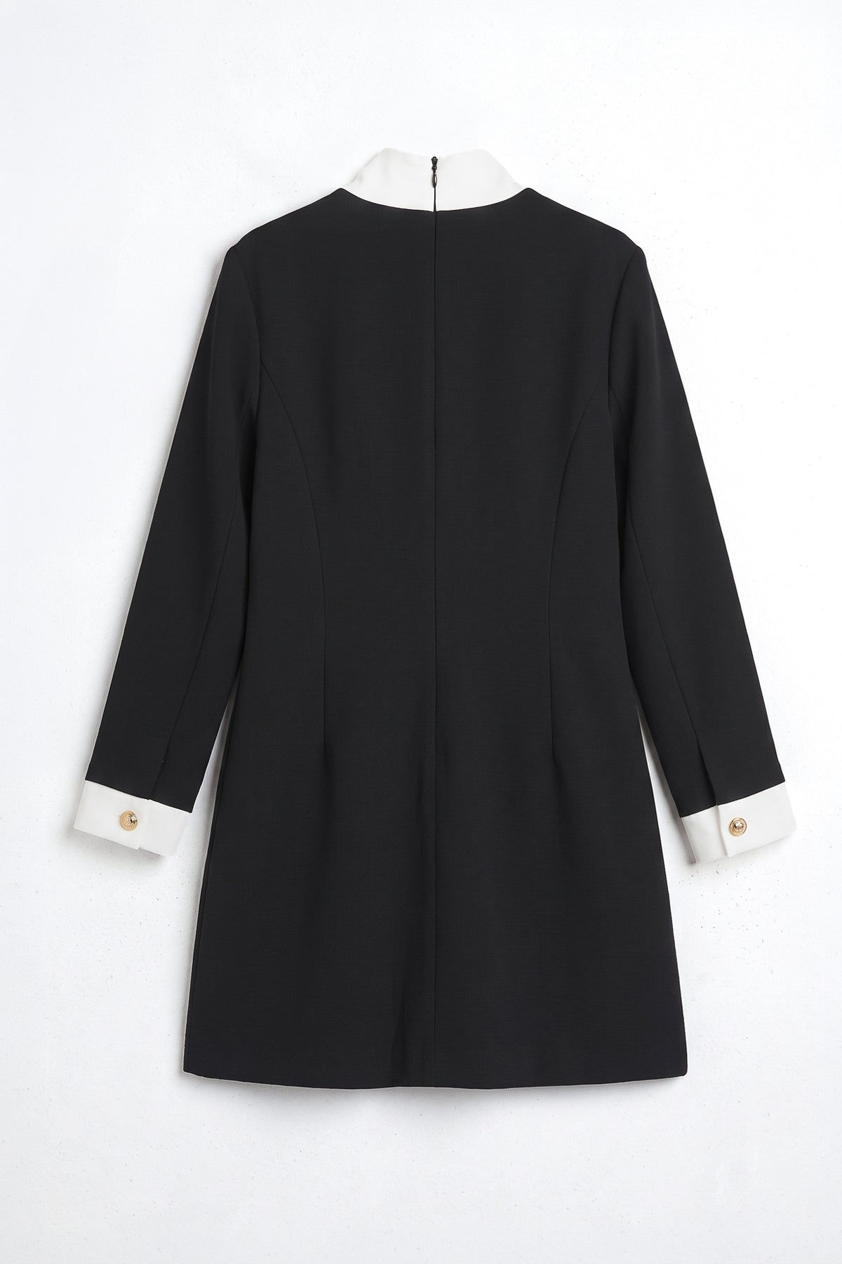 Mini Dress with Bow-Tie Neckline