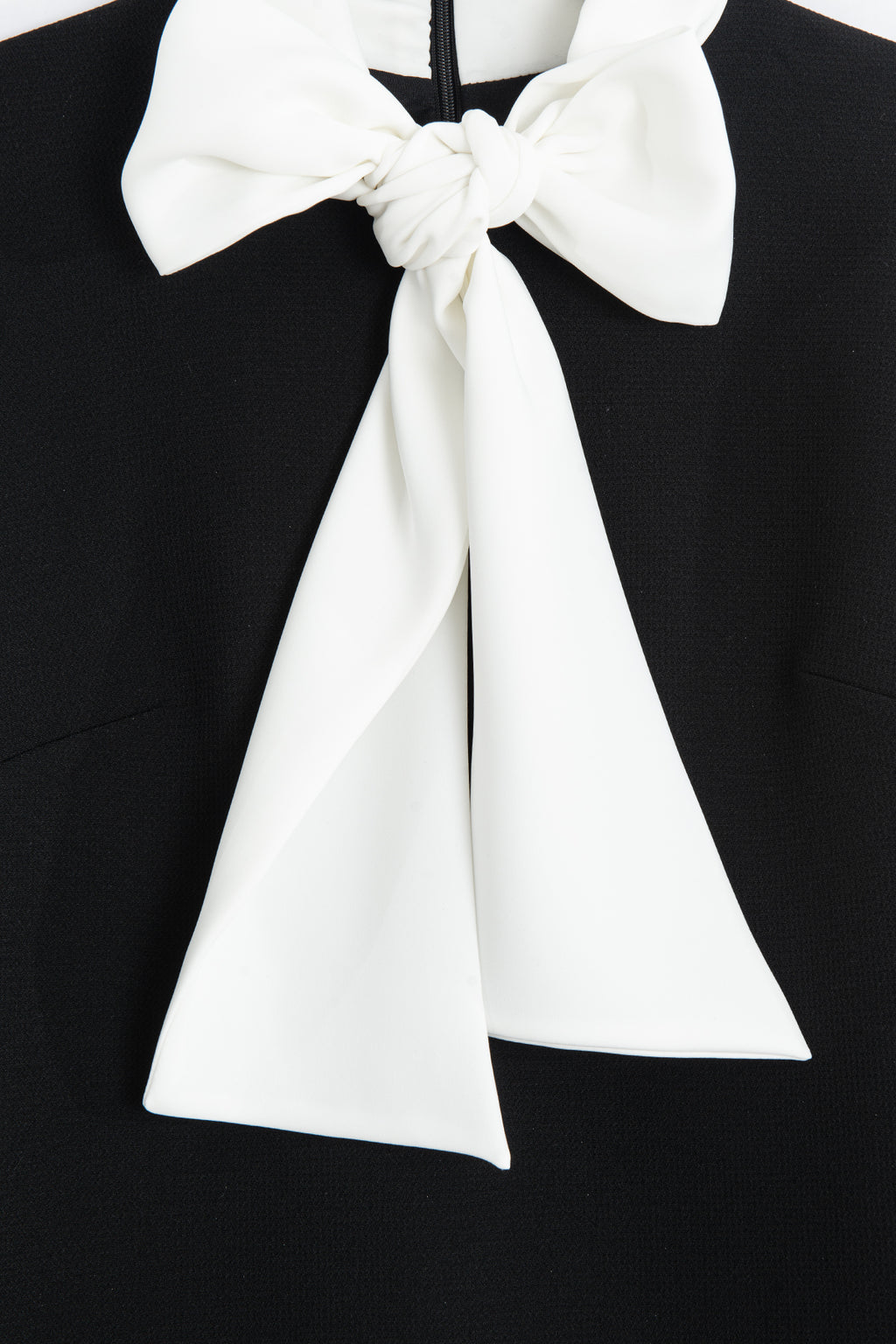 Mini Dress with Bow-Tie Neckline