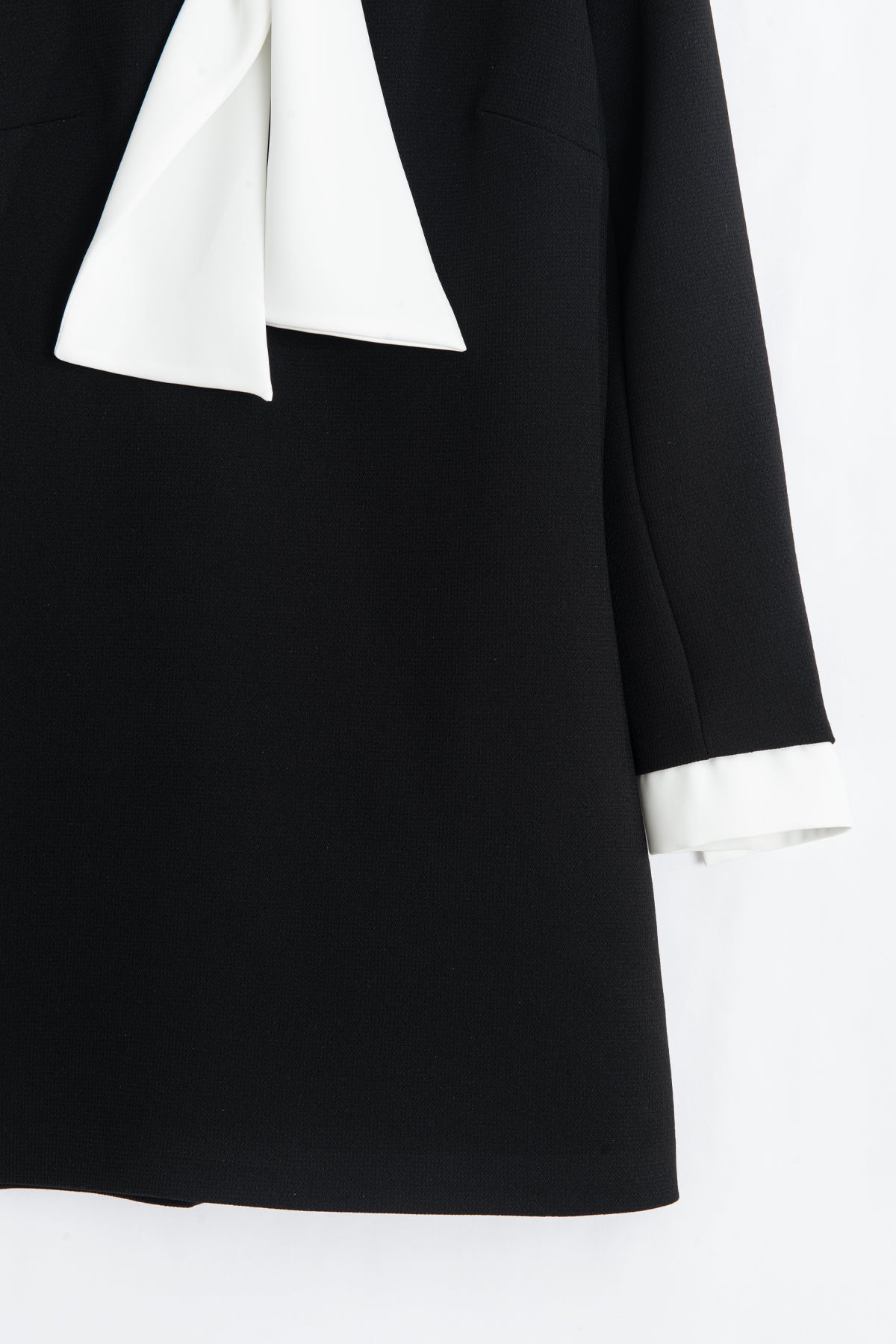 Mini Dress with Bow-Tie Neckline