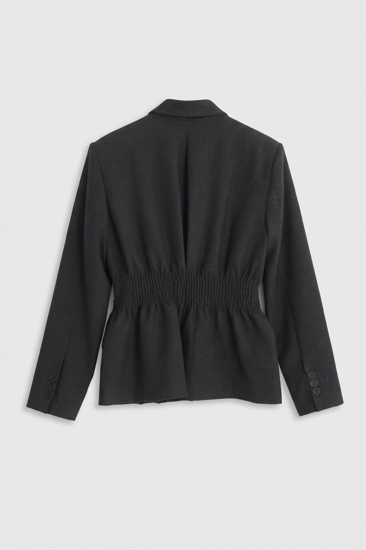 Shawl-Collar Double-Breasted Blazer