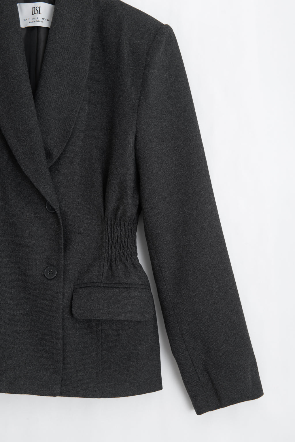 Shawl-Collar Double-Breasted Blazer