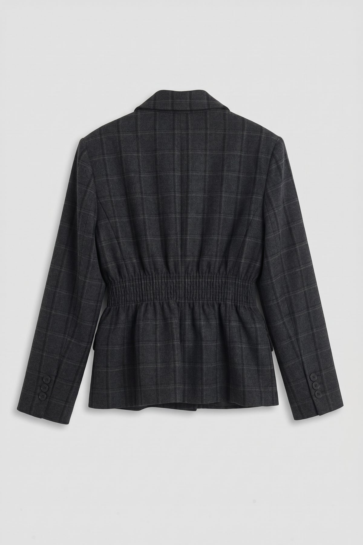 Shawl-Collar Double-Breasted Blazer