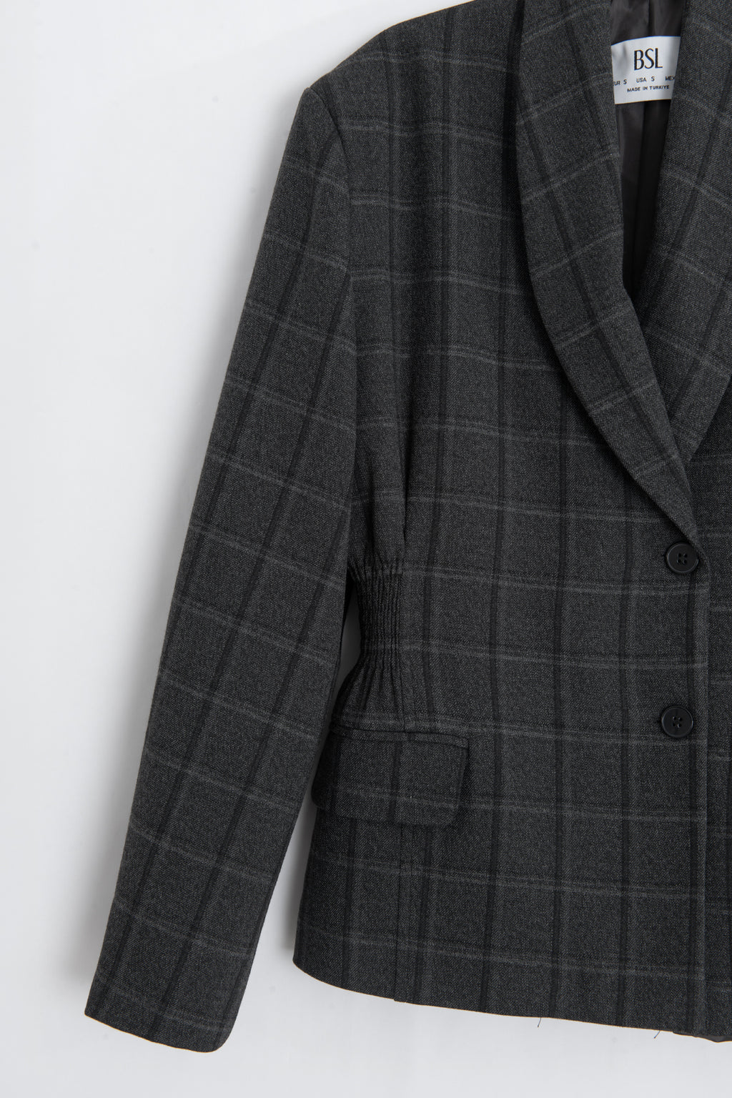 Shawl-Collar Double-Breasted Blazer