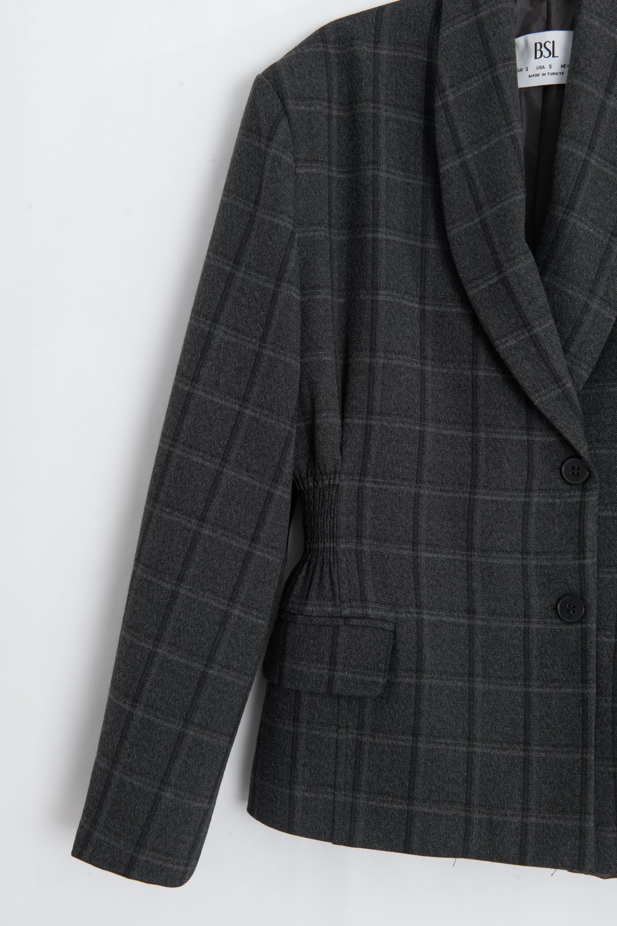 Shawl-Collar Double-Breasted Blazer