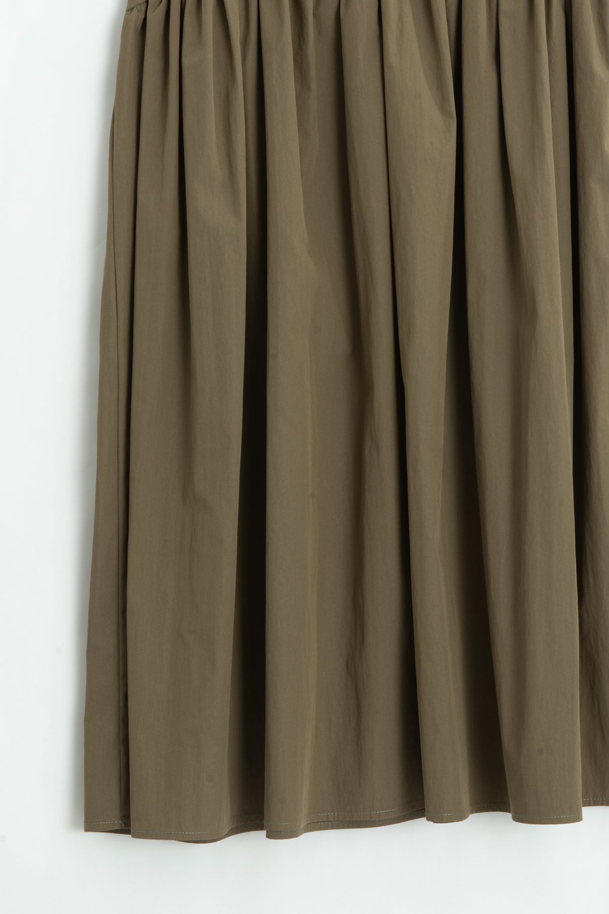 Gathered Midi Skirt with Bodice Detail