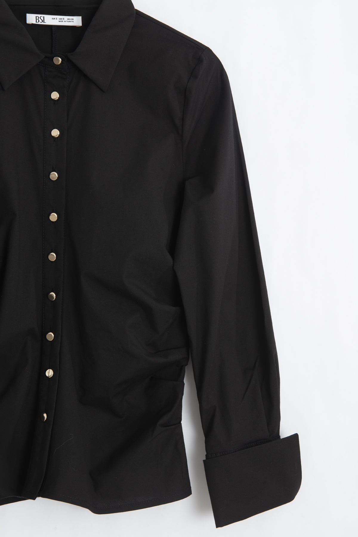 Button-Down Fitted Poplin Shirt