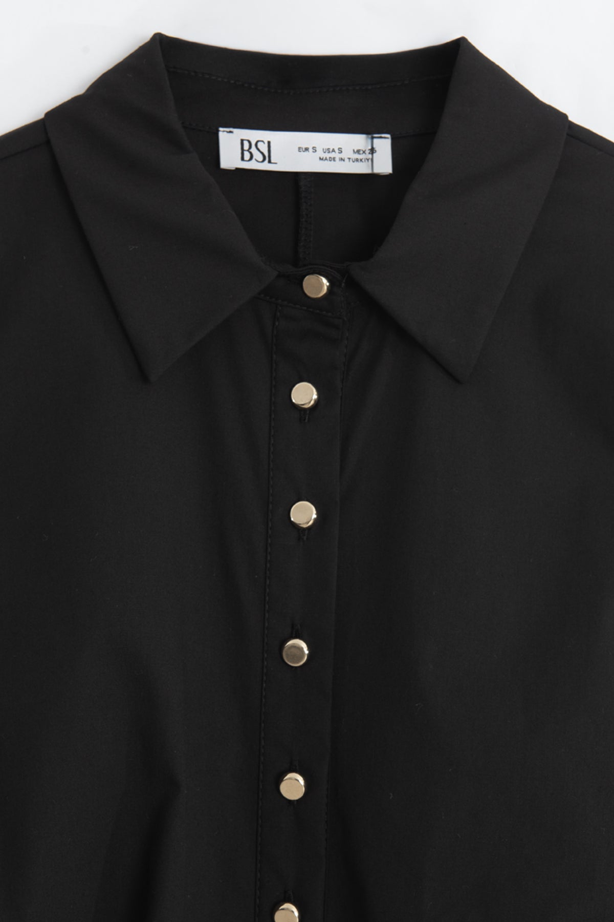 Button-Down Fitted Poplin Shirt