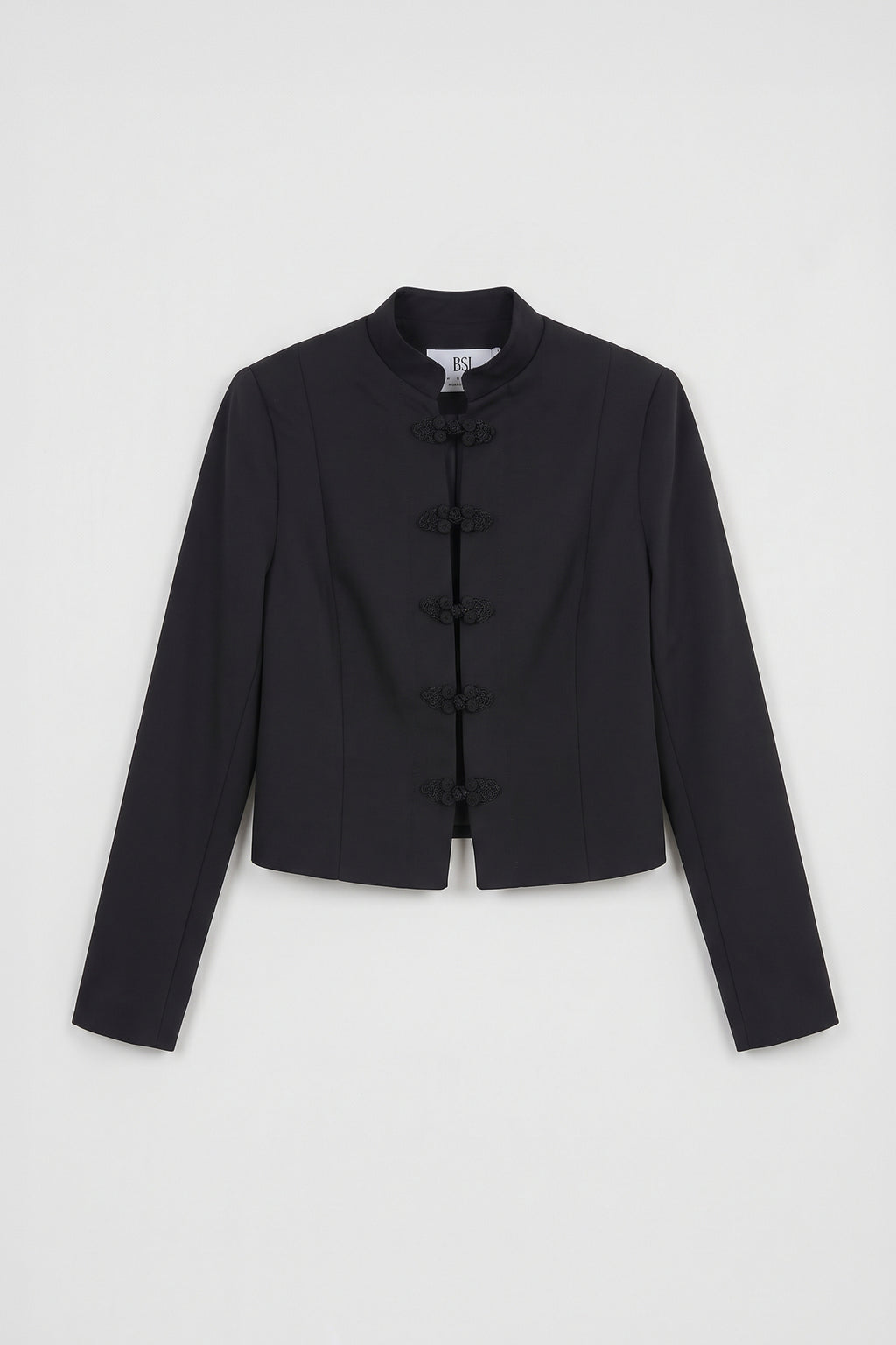 Button-Detail Cropped Jacket
