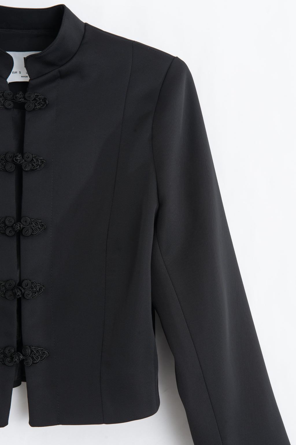 Button-Detail Cropped Jacket