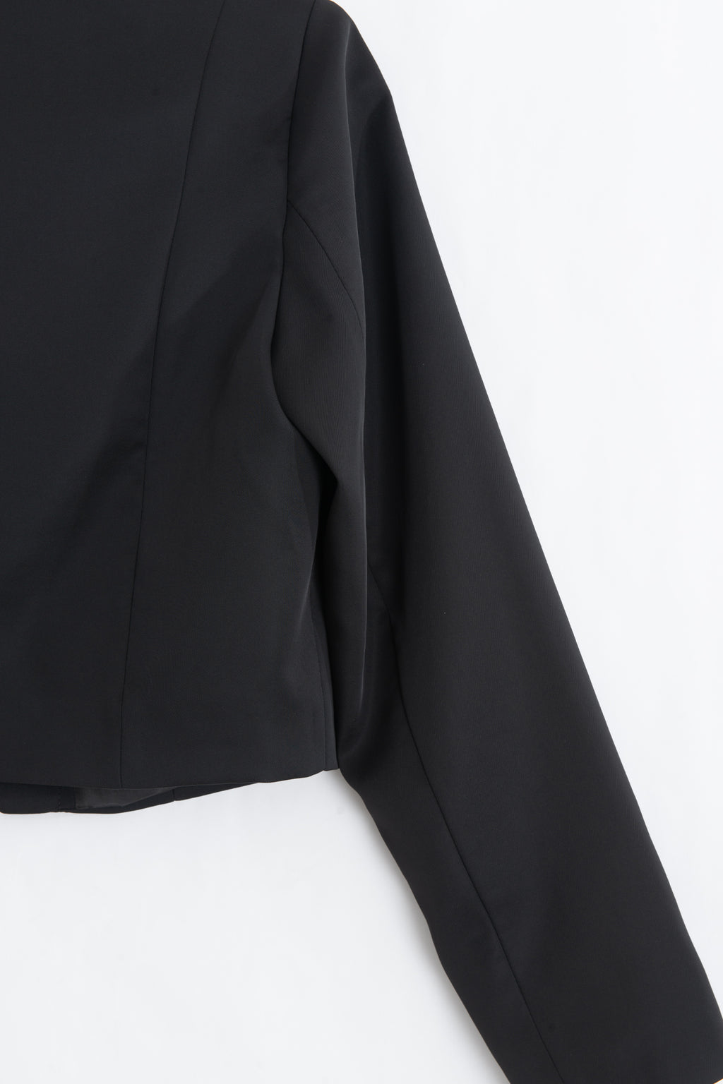 Button-Detail Cropped Jacket