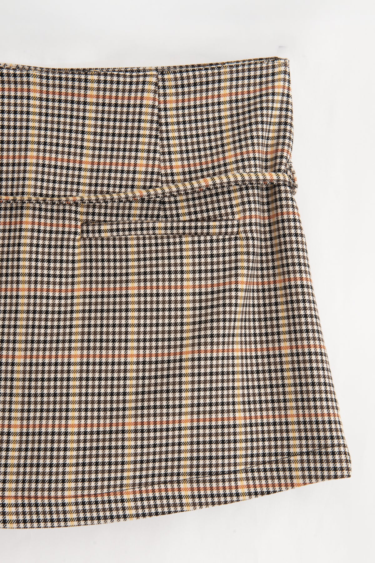 High-Waisted Tie-Front Skort