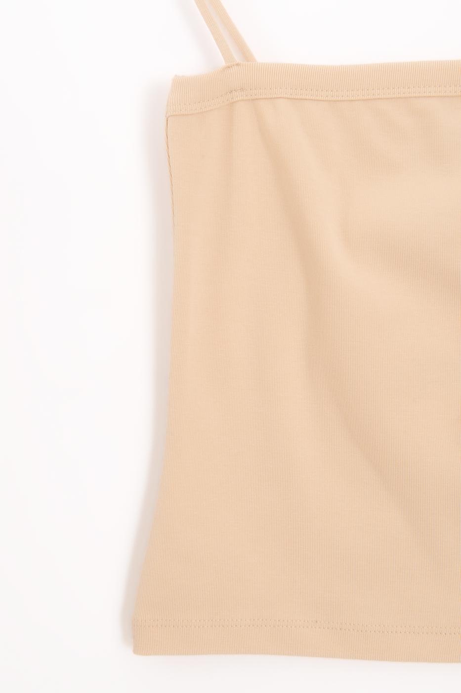 Tank Top with Sleeves Stone