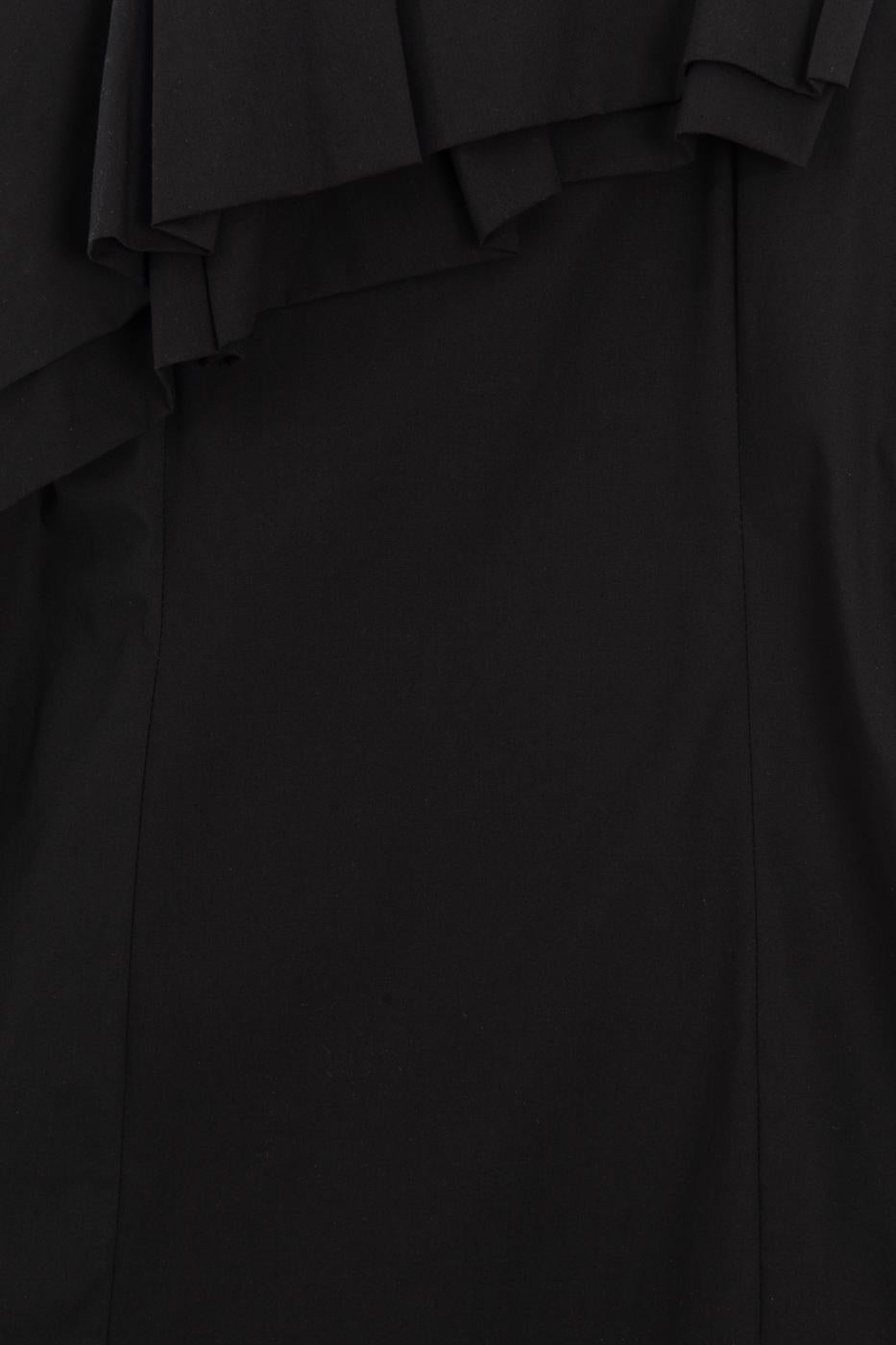 Strappy Lycra Tight Mini Dress Black