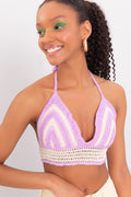 Strapped Knit Crop Top