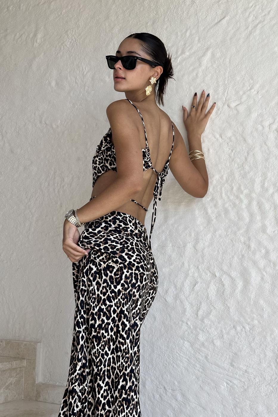 Strappy Bustier with Tie Detail