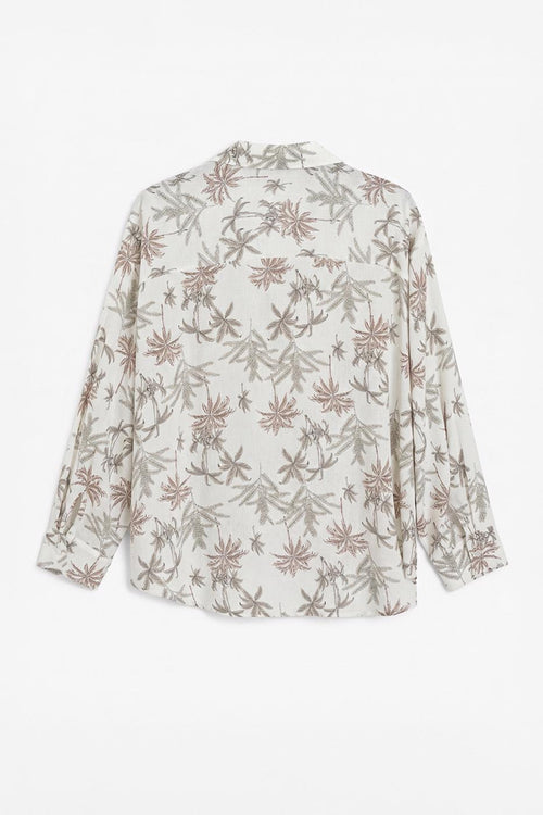 Balloon Linen Blouse Ecru
