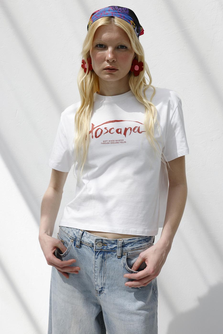 Basic Printed T-shirt White
