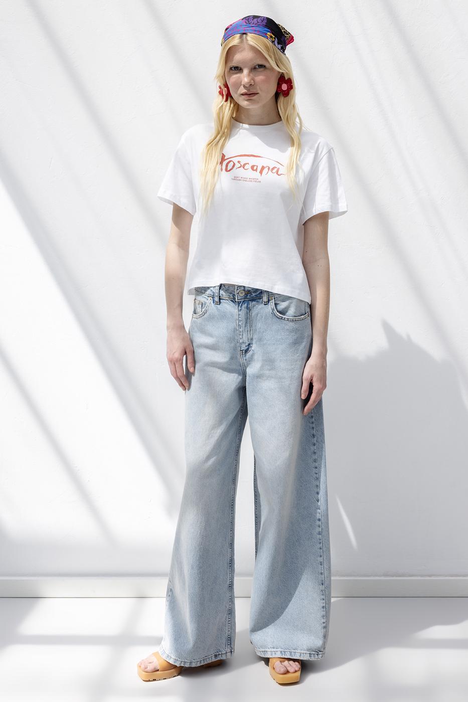 Basic Printed T-shirt White