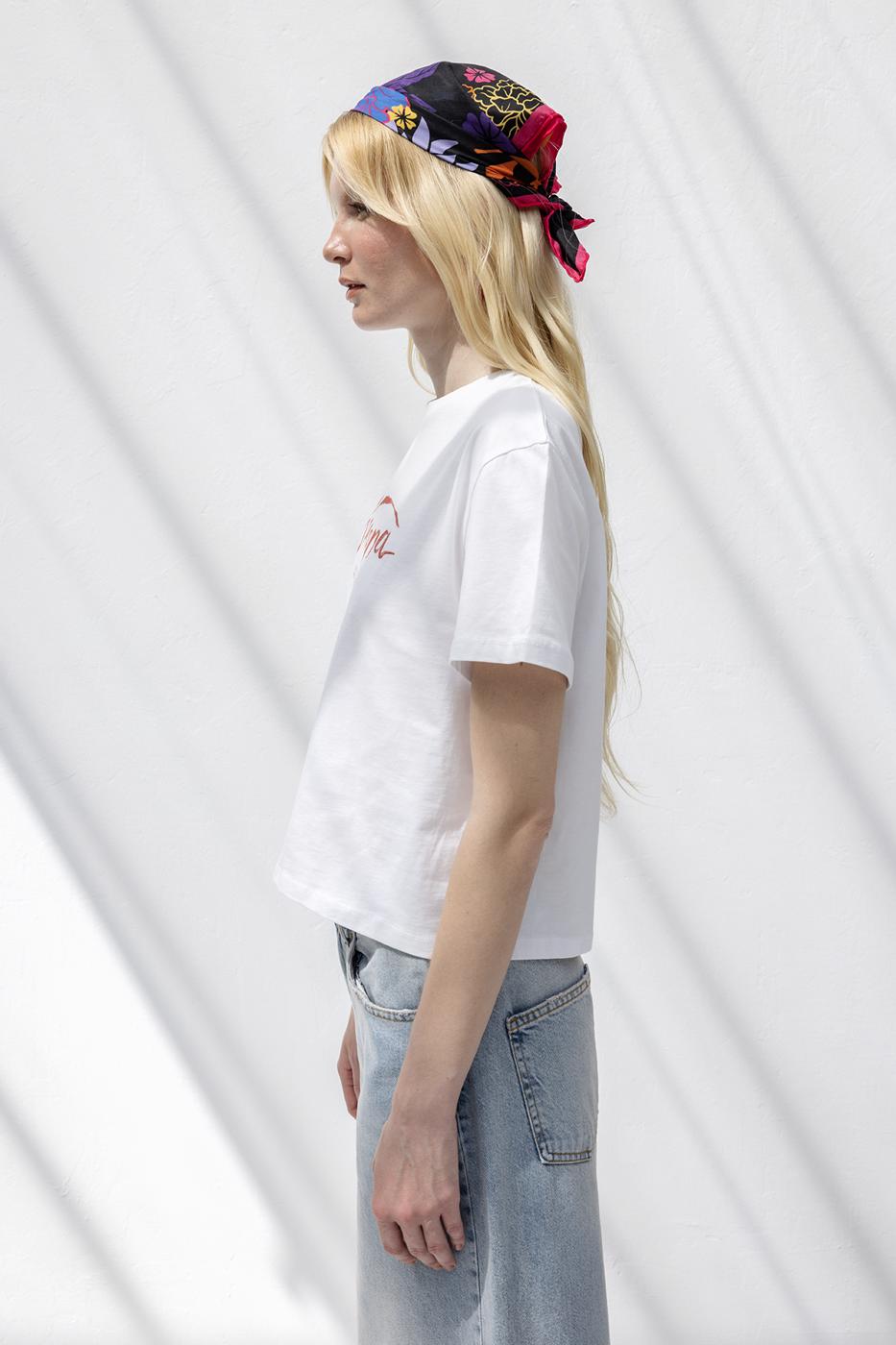 Basic Printed T-shirt White