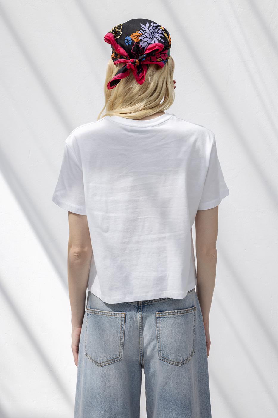 Basic Printed T-shirt White