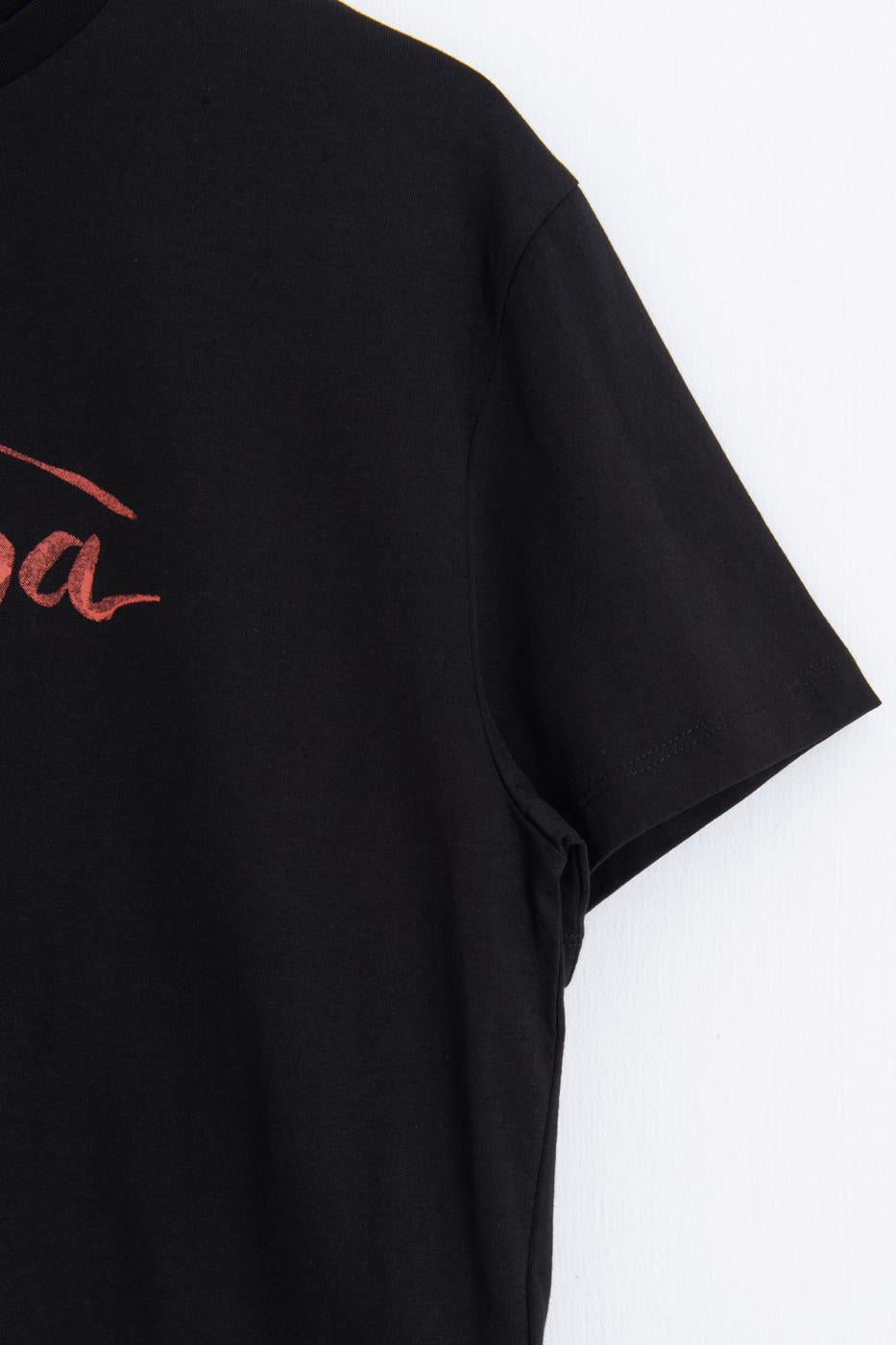 Basic Printed T-shirt Black