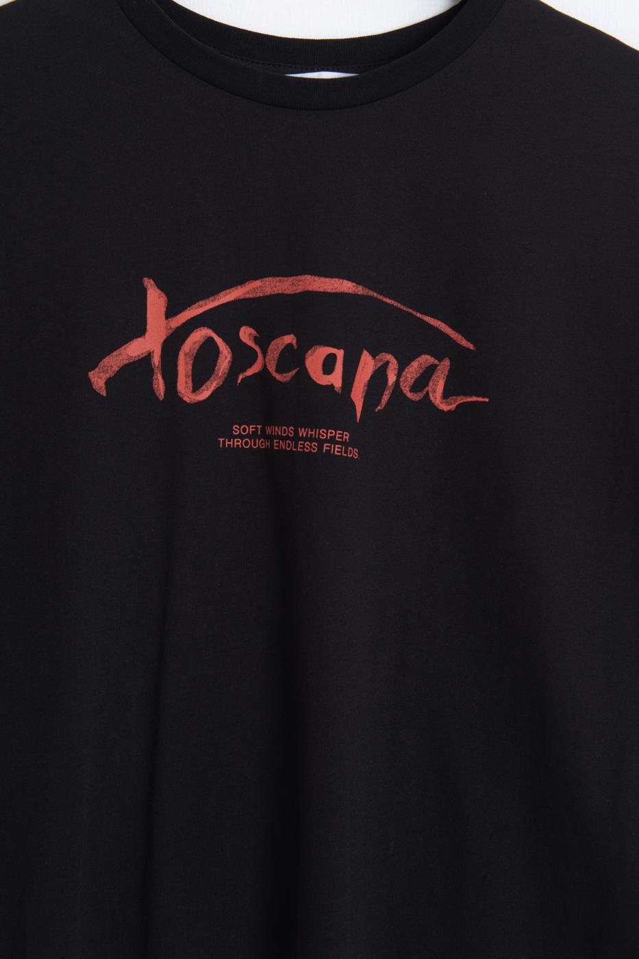 Basic Printed T-shirt Black