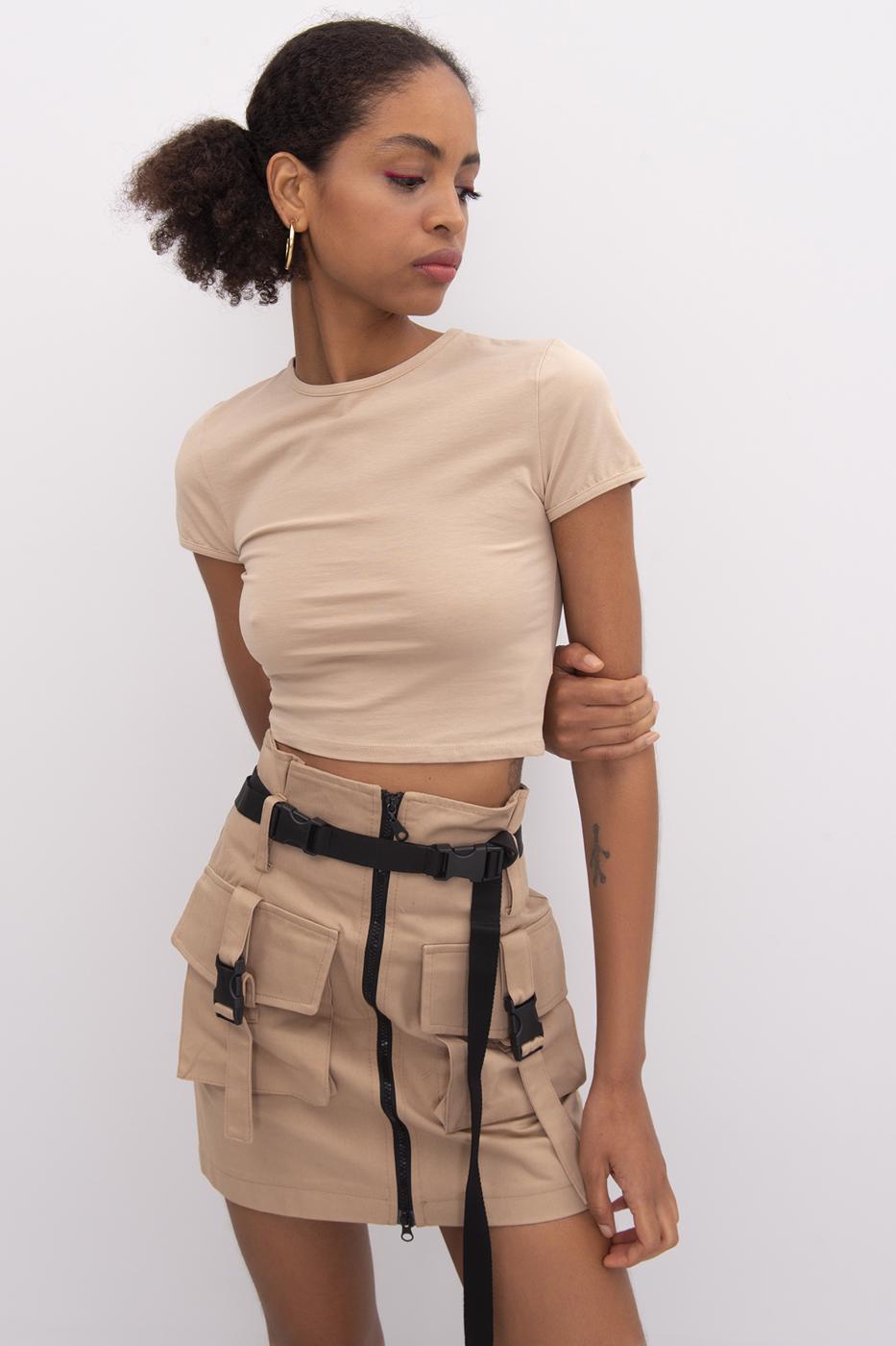 Crop Top Beige