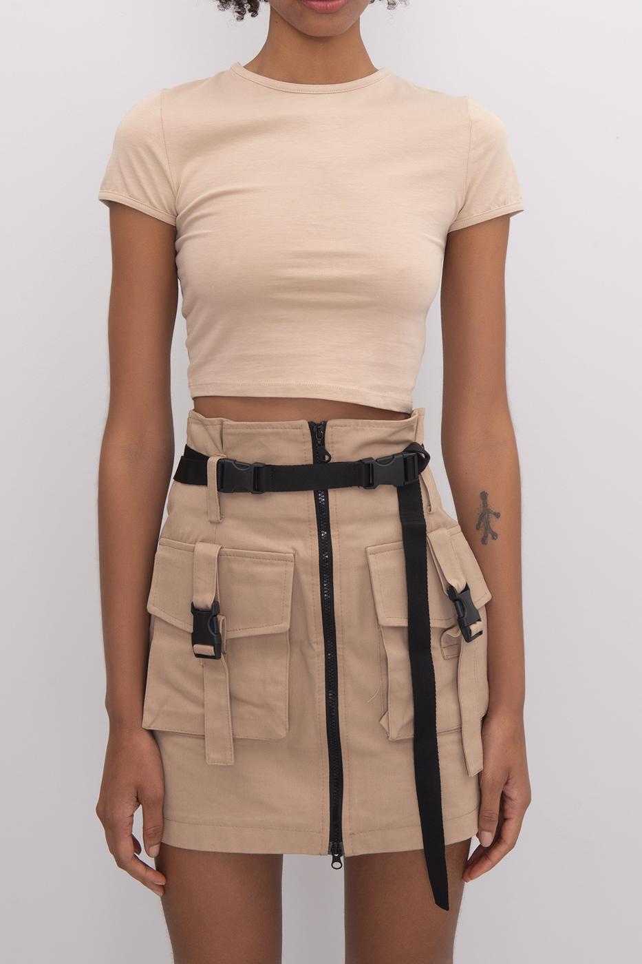 Crop Top Beige