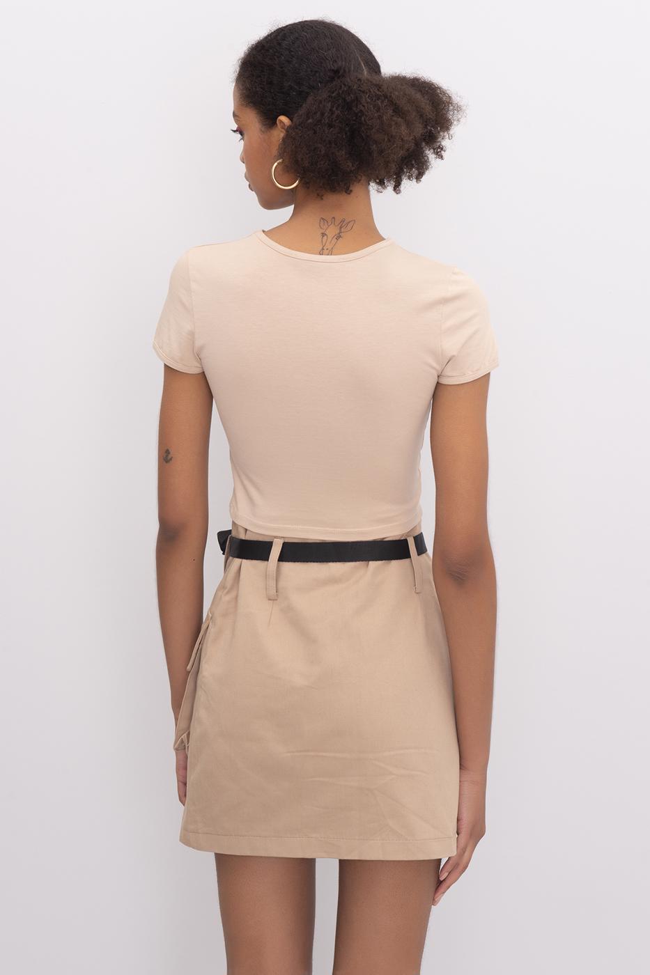 Crop Top Beige
