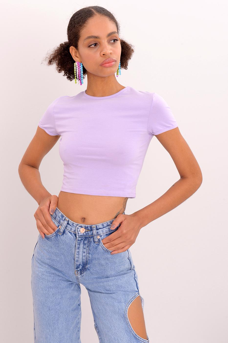 Crop Top Lila
