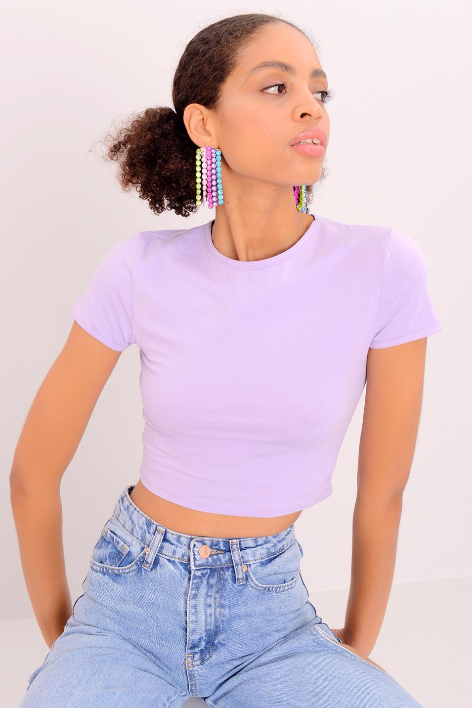 Crop Top Lila