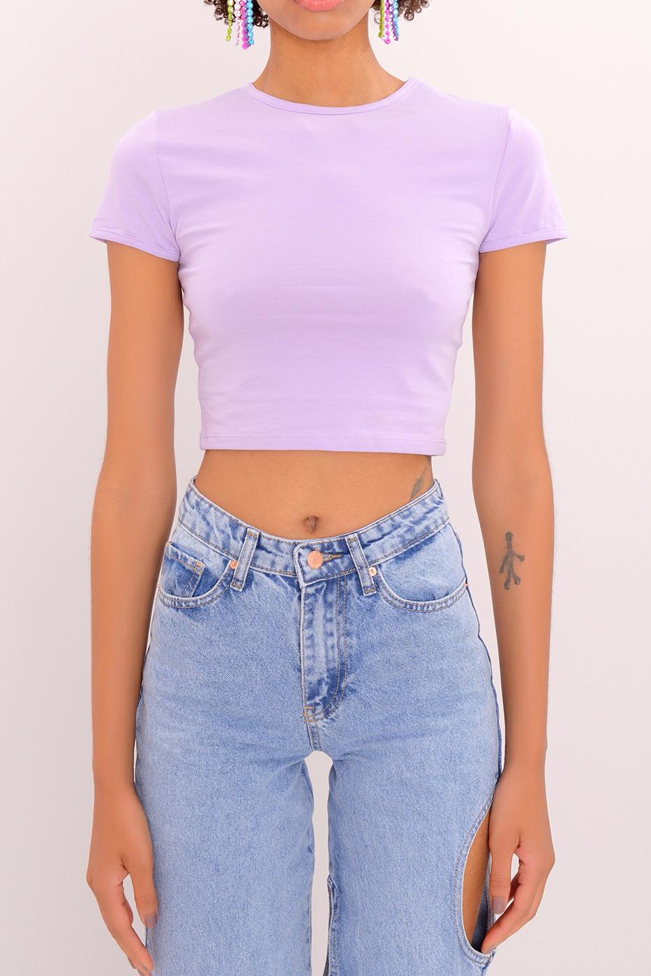 Crop Top Lila