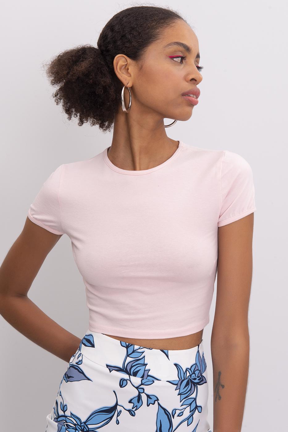Crop Top Salmon