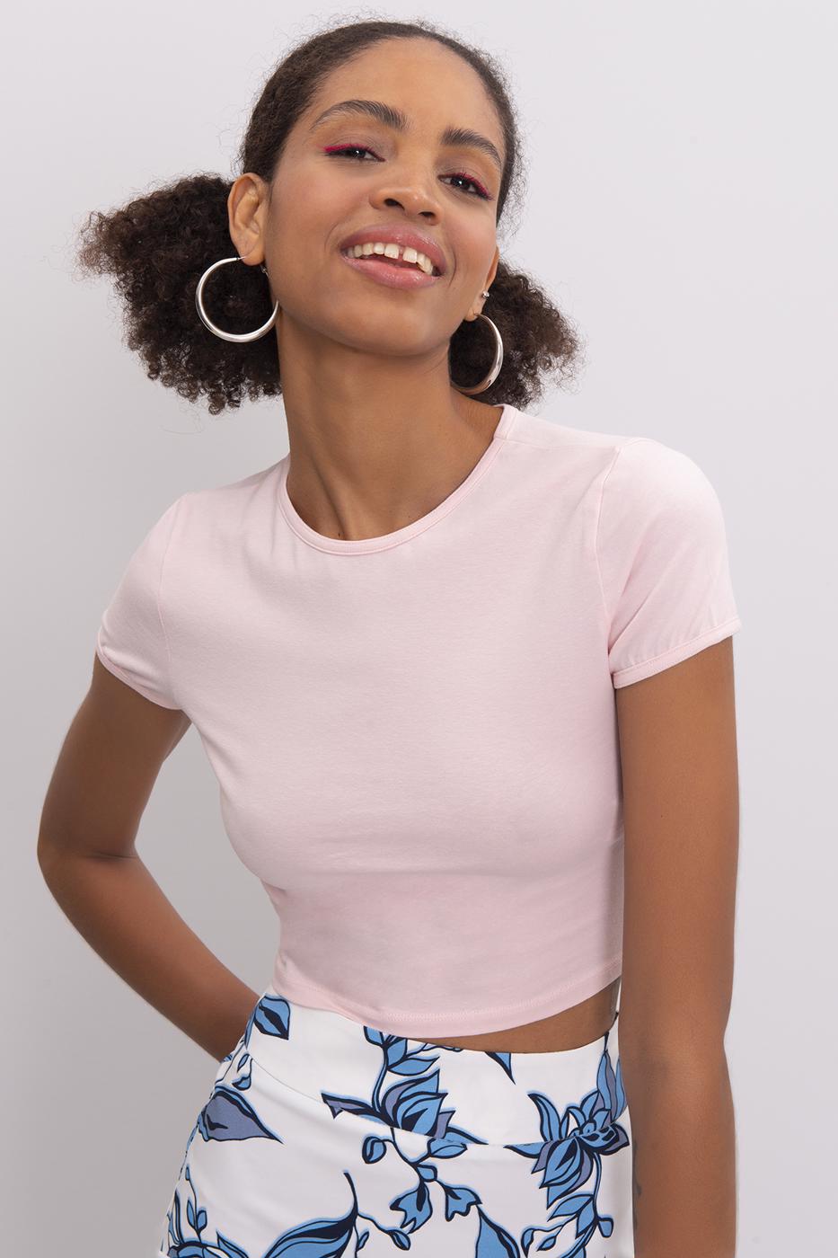 Crop Top Salmon