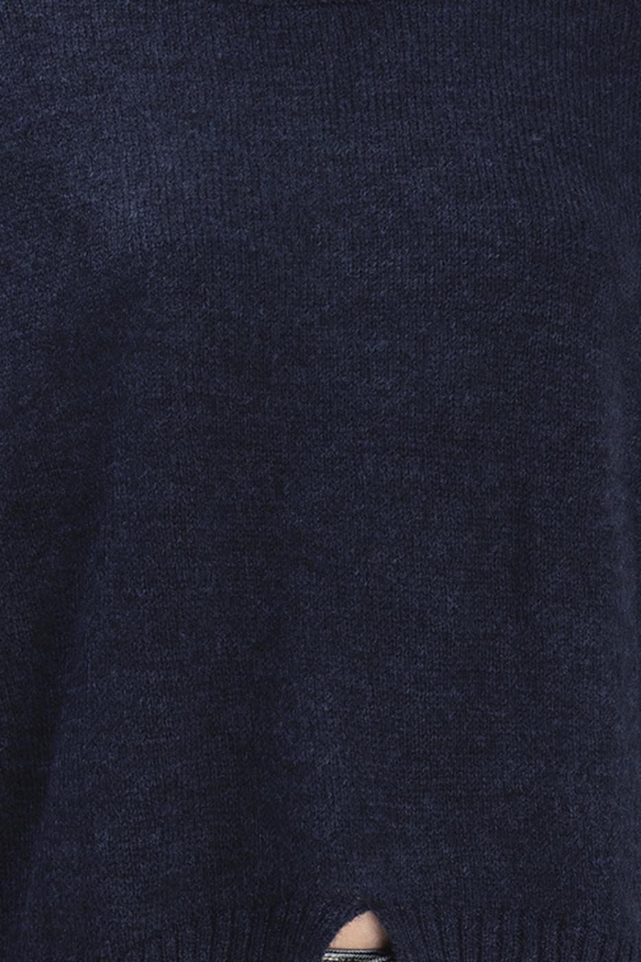 Basic Knit Pullover Navy