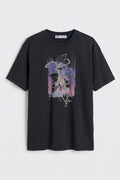 Printed Oversize Tshirt Anthracite
