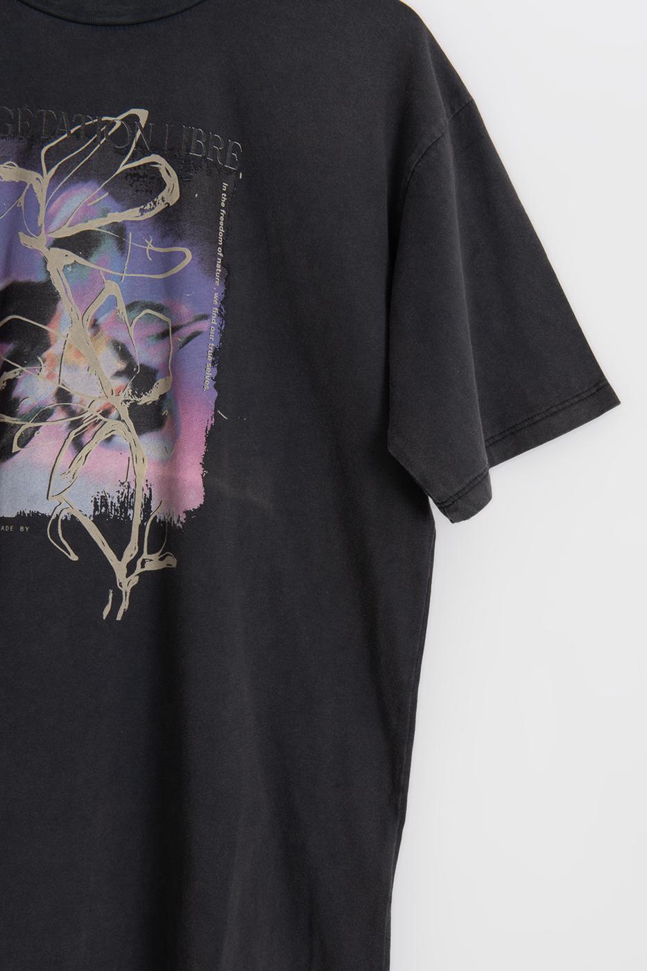 Printed Oversize Tshirt Anthracite