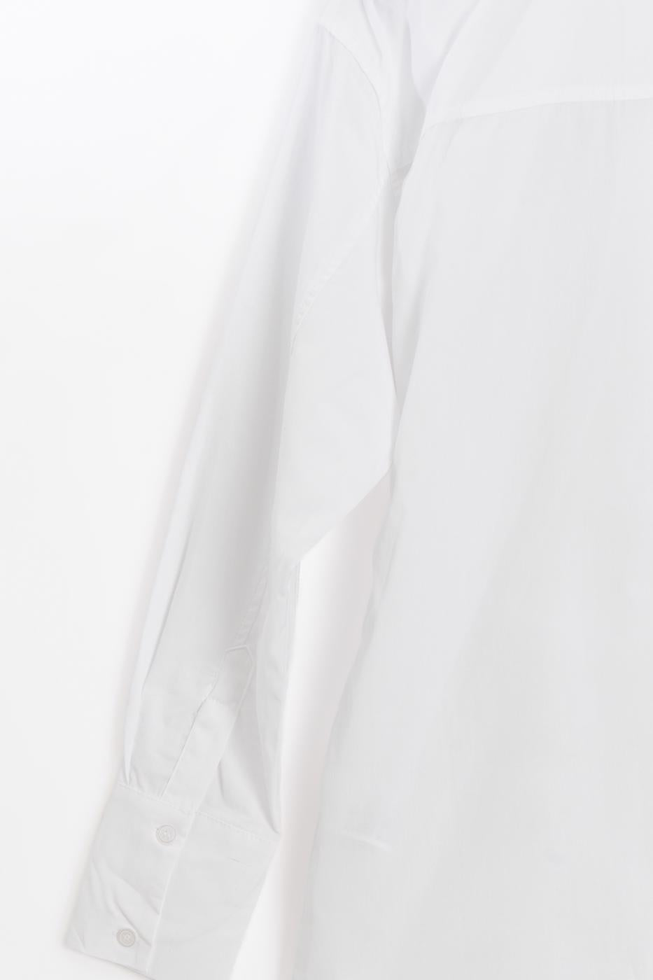 Shirt with Tie Waist White