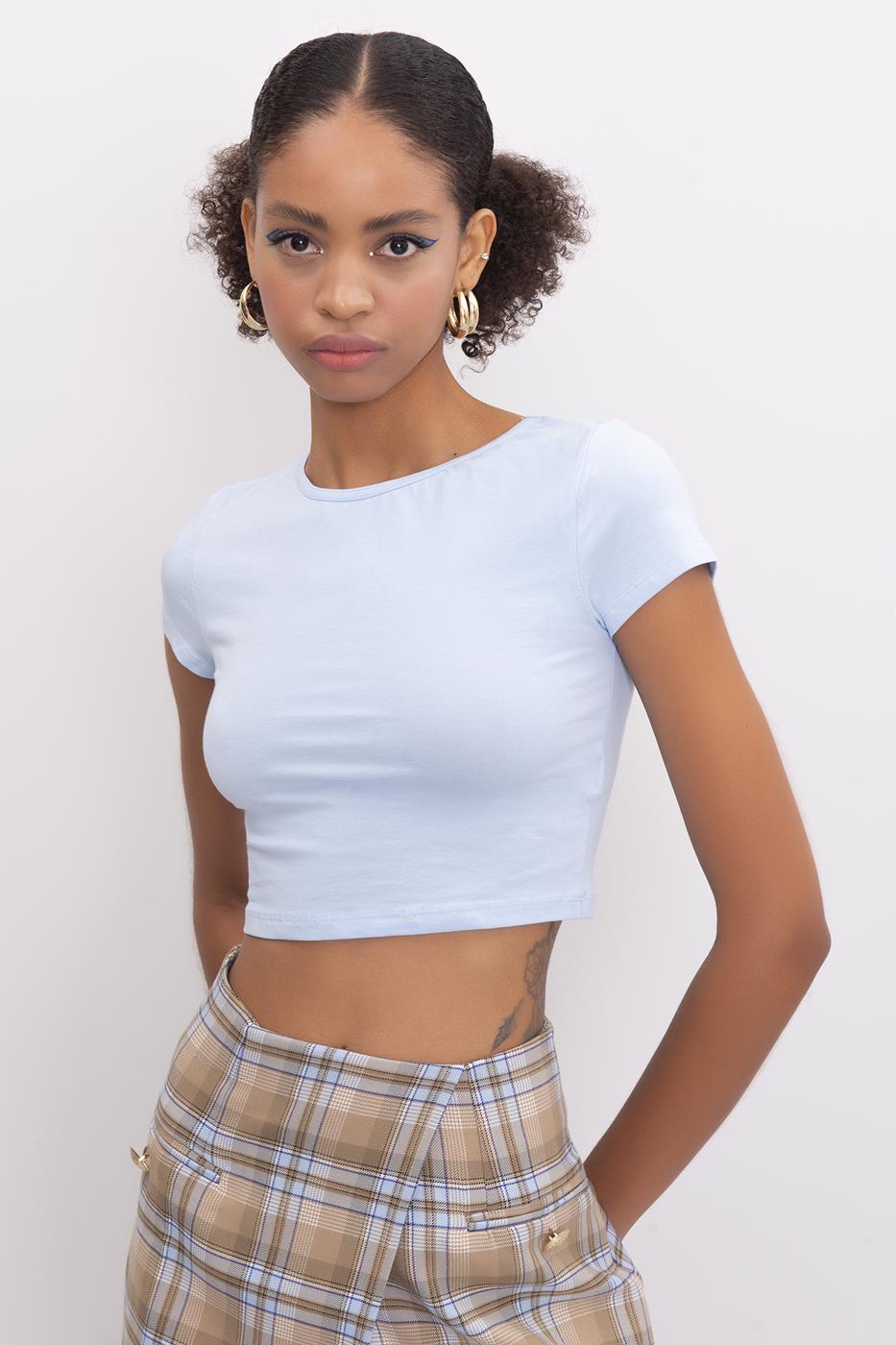Crop Top L.blue
