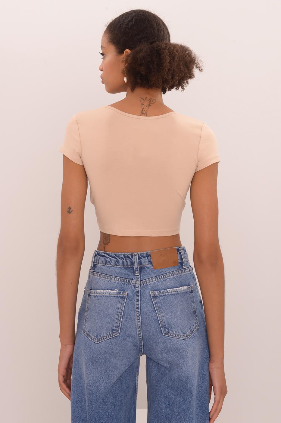 Crop Top Beige