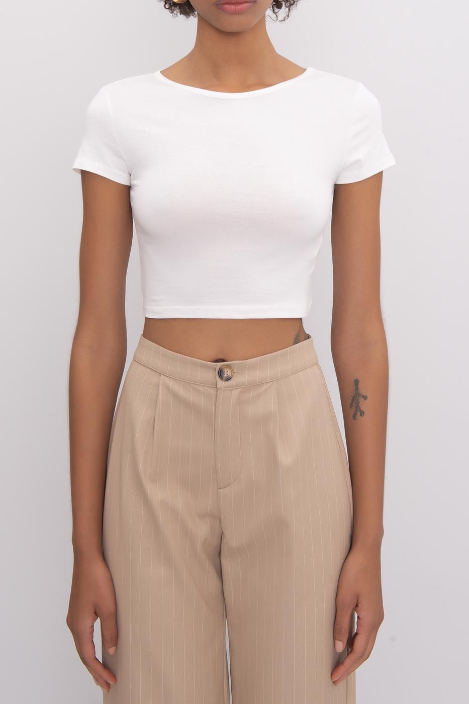 Crop Top Ecru