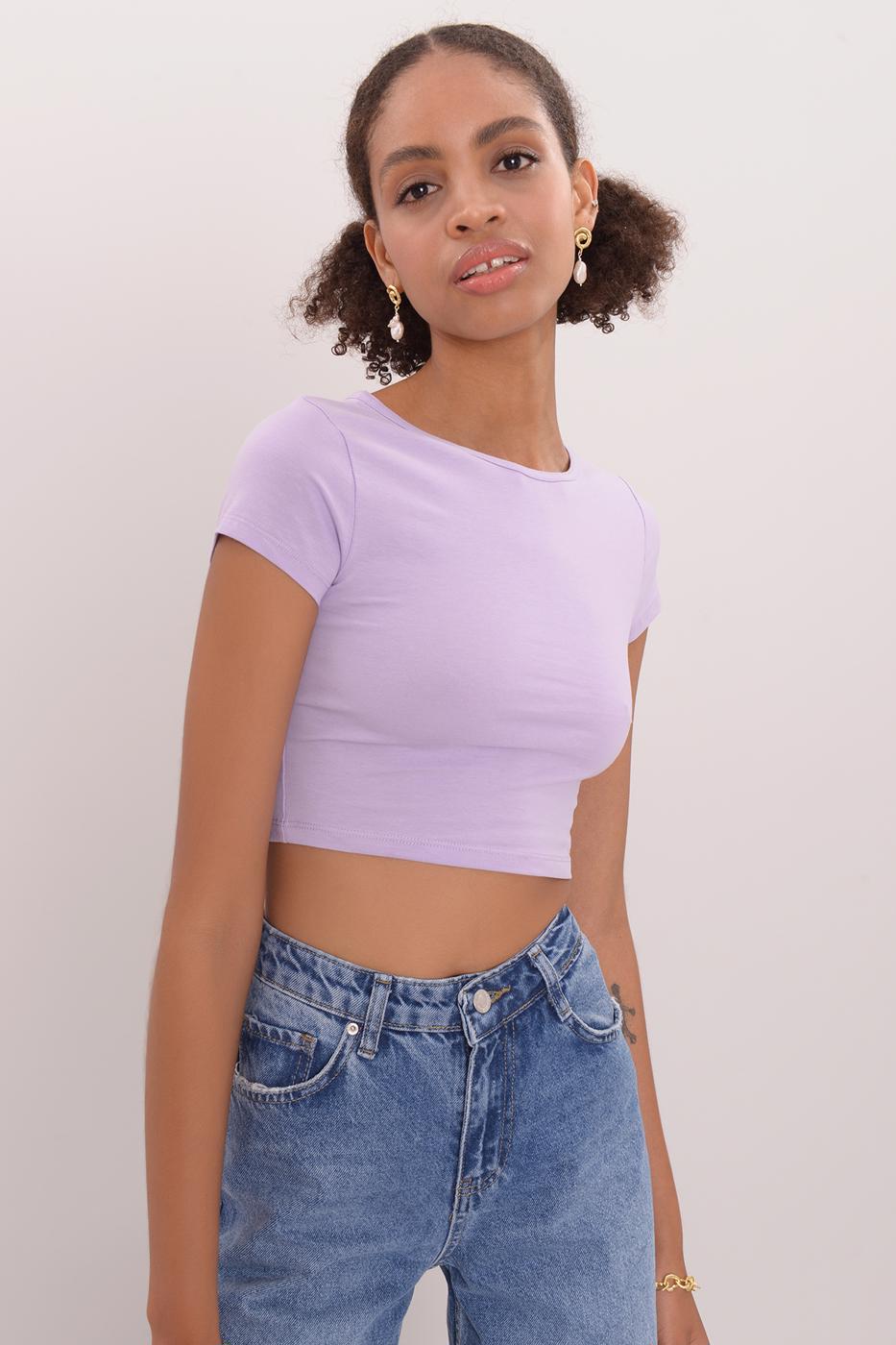 Crop Top Lila