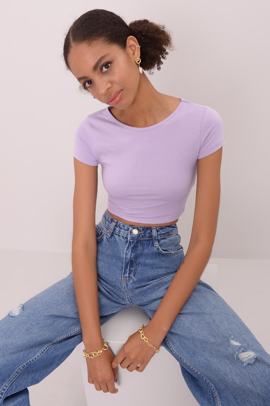 Crop Top Lila