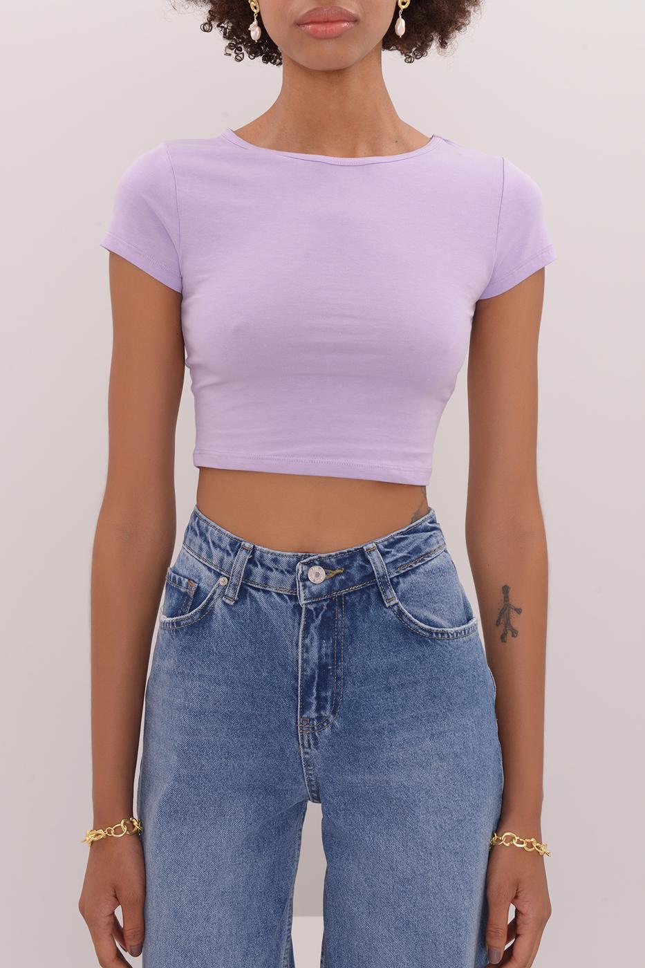 Crop Top Lila