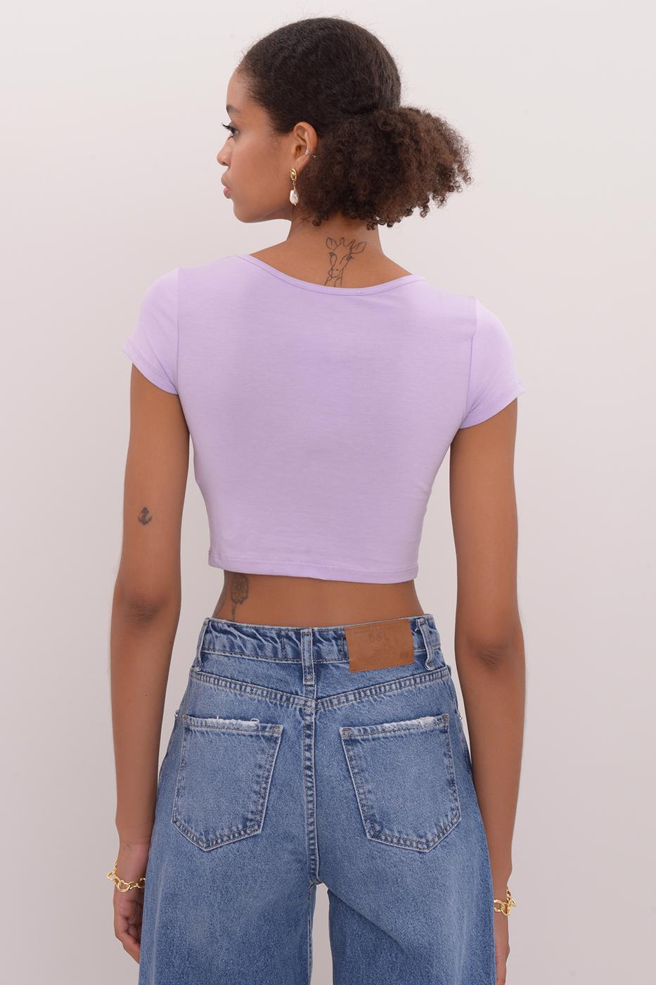 Crop Top Lila