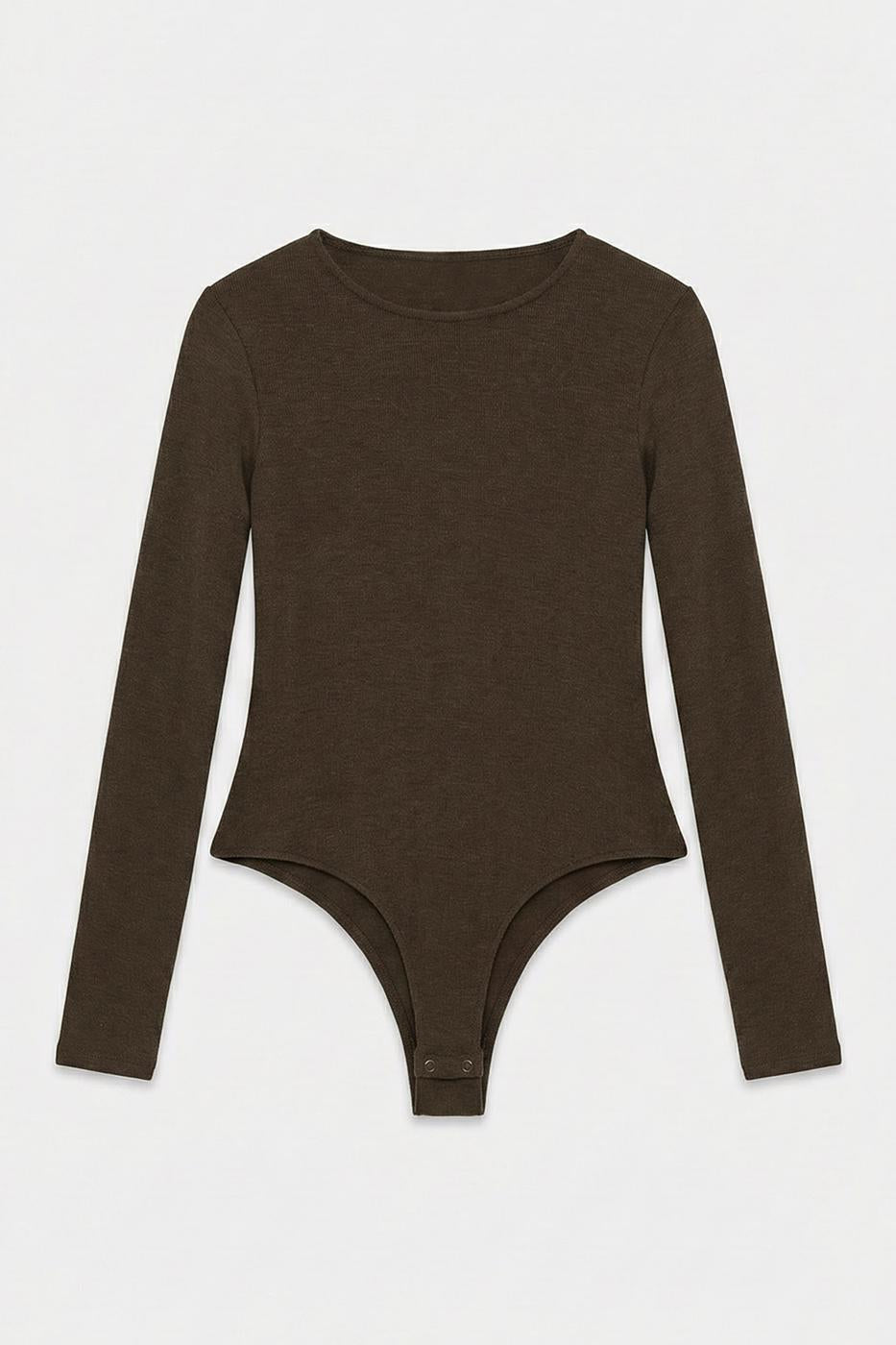 Bicycle Collar Bodysuit Khaki
