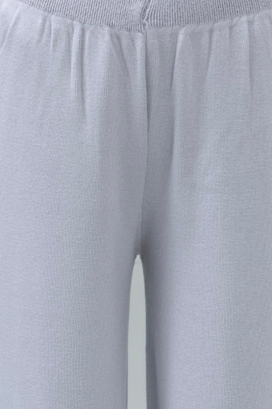 Wide Leg Knit Pants Stone