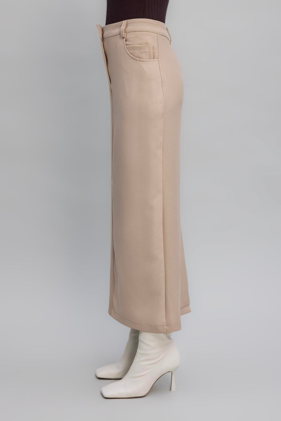 Low Waist Maxi Skirt